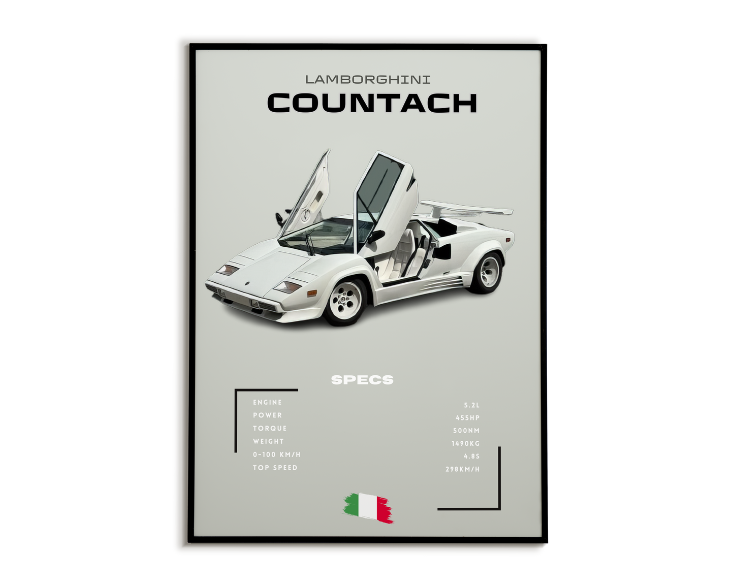 Plakat Lamborghini Countach