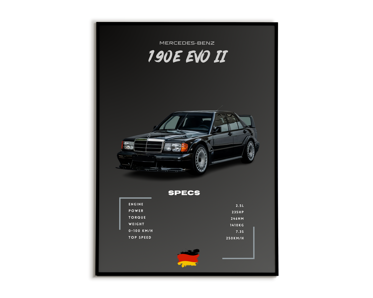 Plakat M-B 190E EVO II
