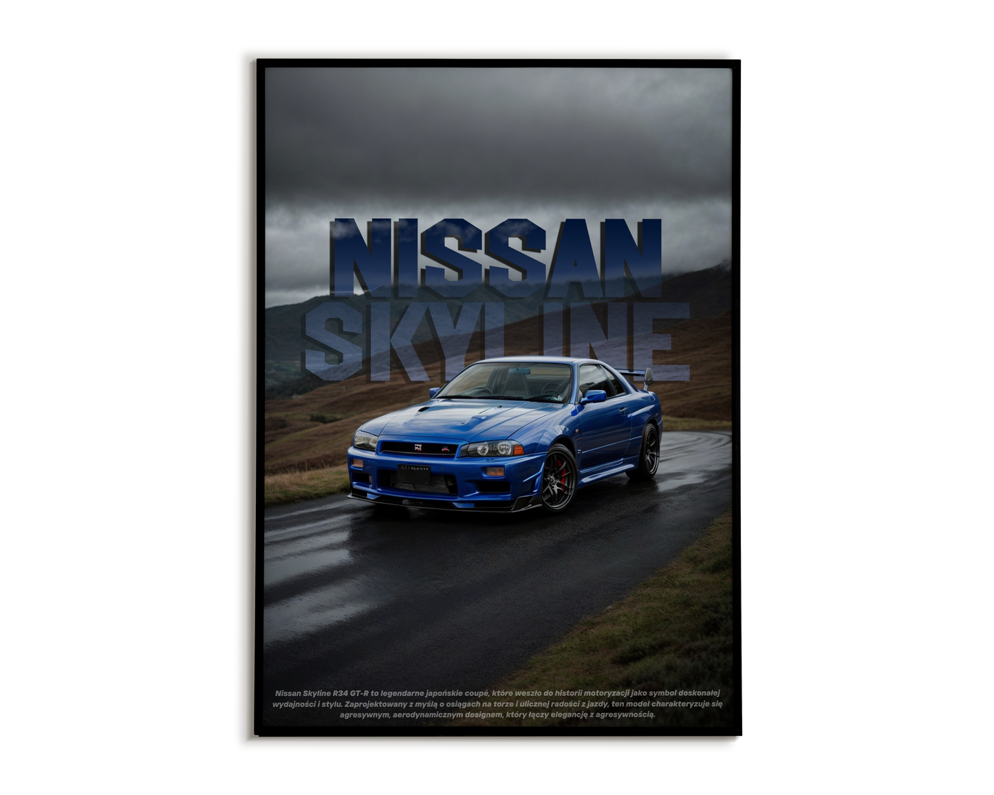 Plakat Nissan Skyline R34