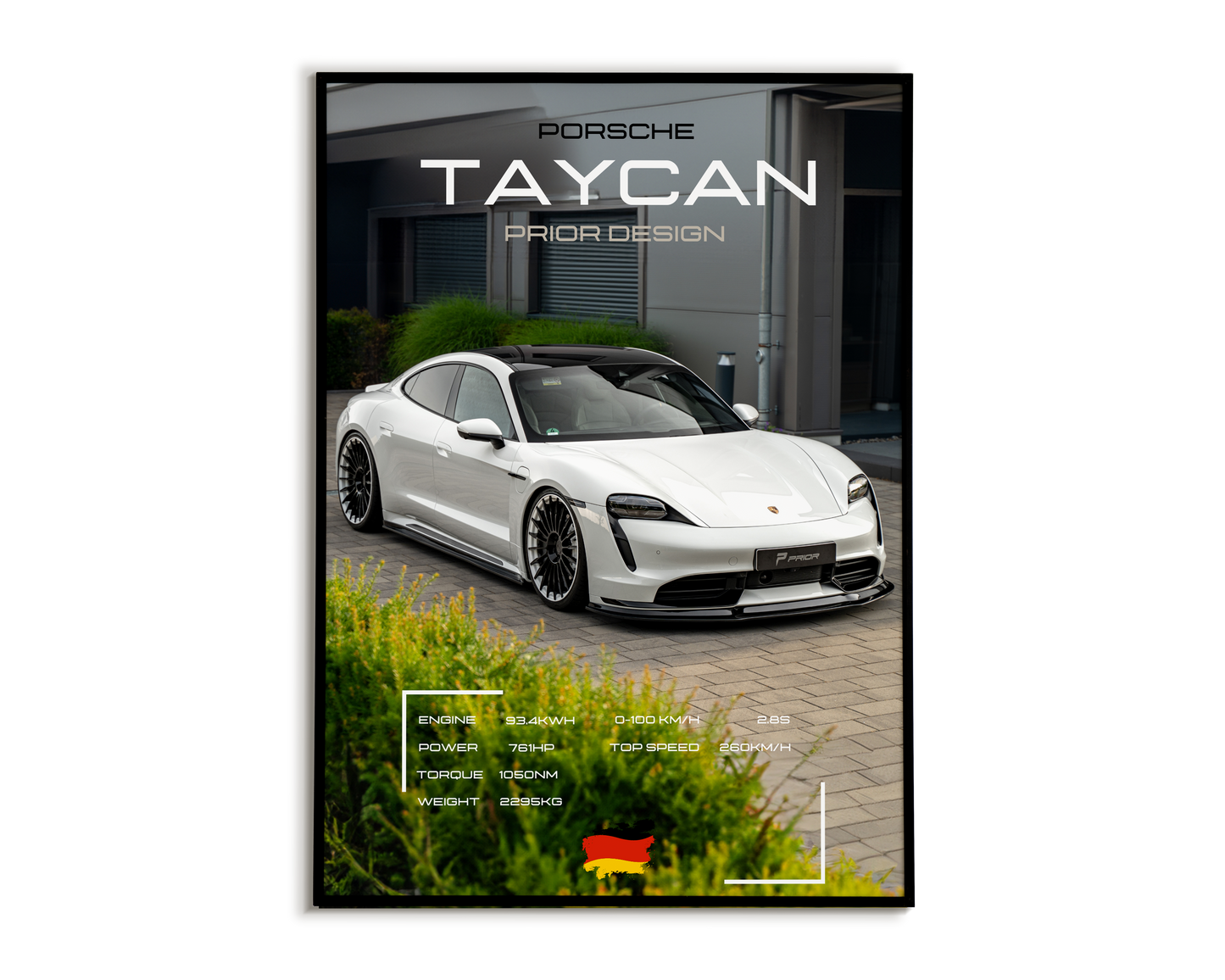 Plakat Porsche Taycan Prior Design