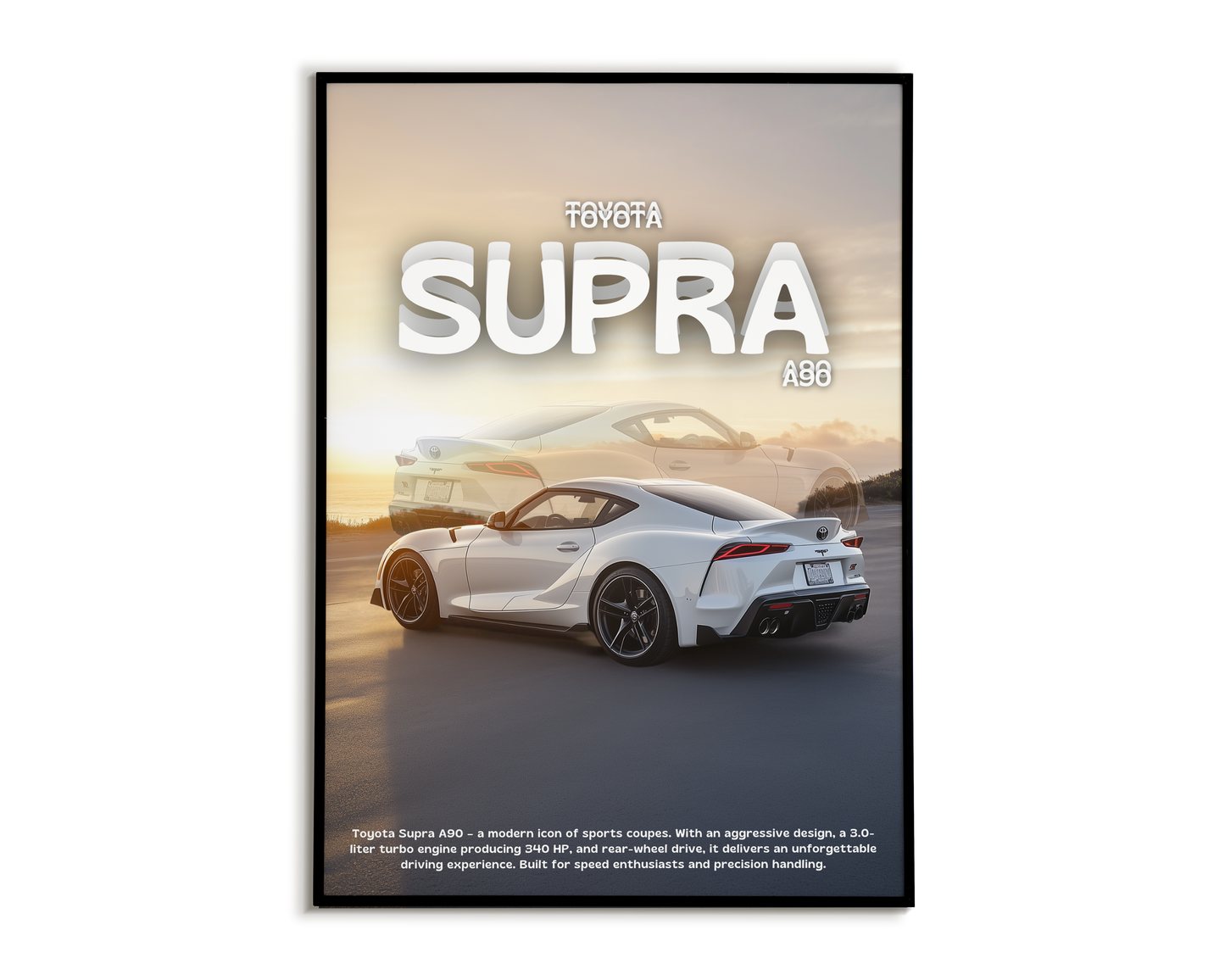 Plakat Toyota Supra A90