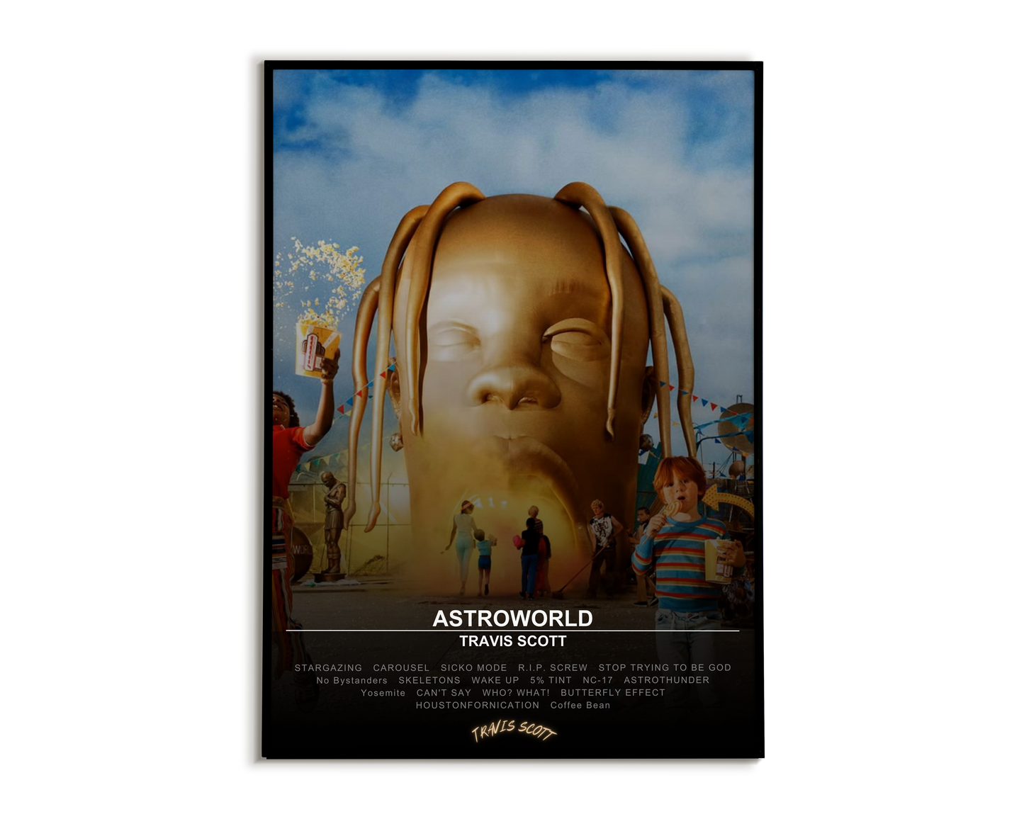 Plakat Travis Scott ASTROWORLD