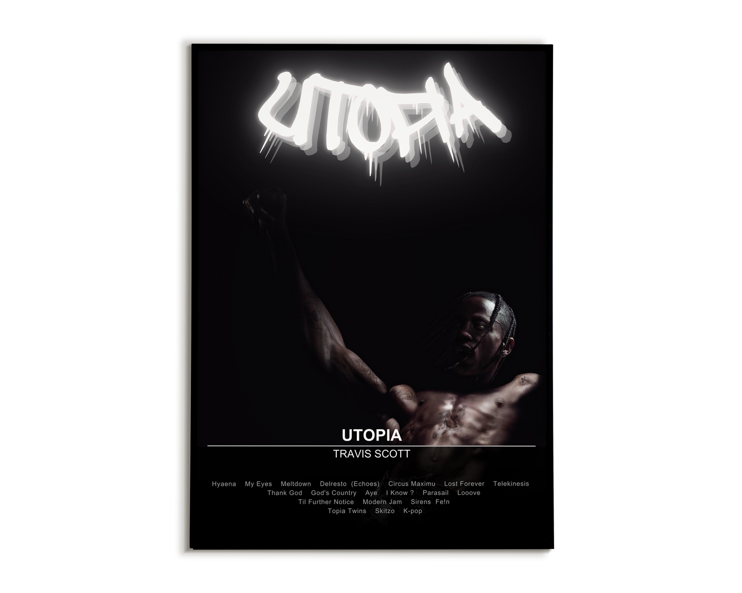 Plakat Travis Scott "UTOPIA"