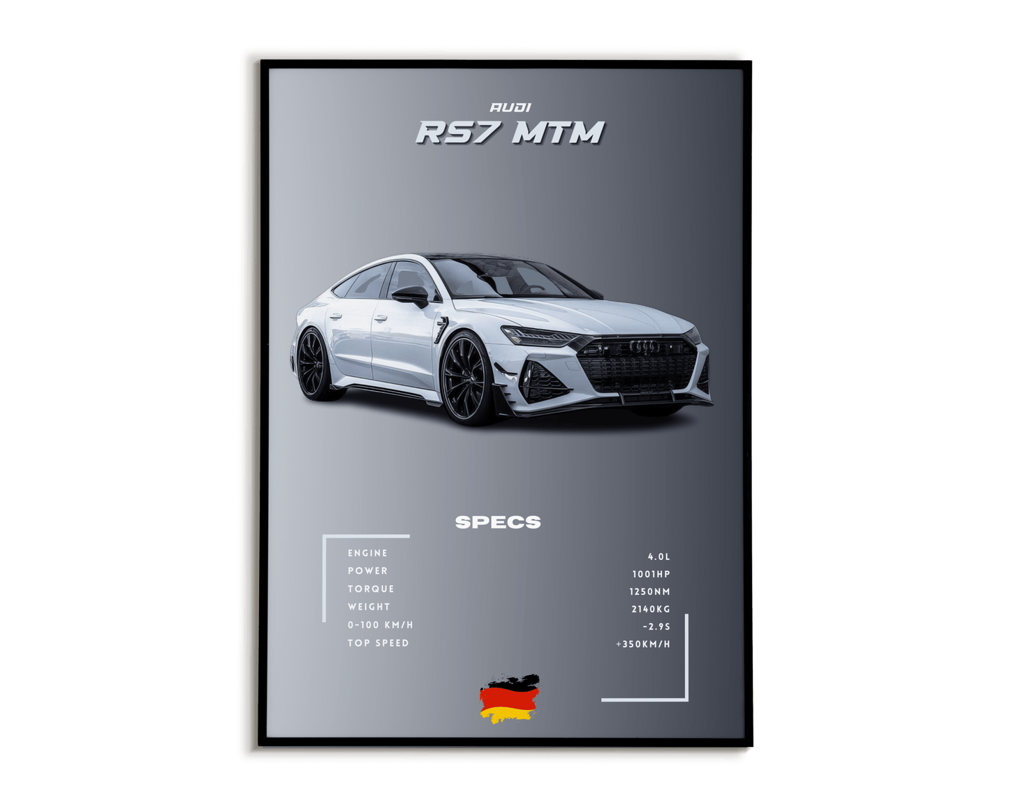 Plakat Audi Rs7 MTM
