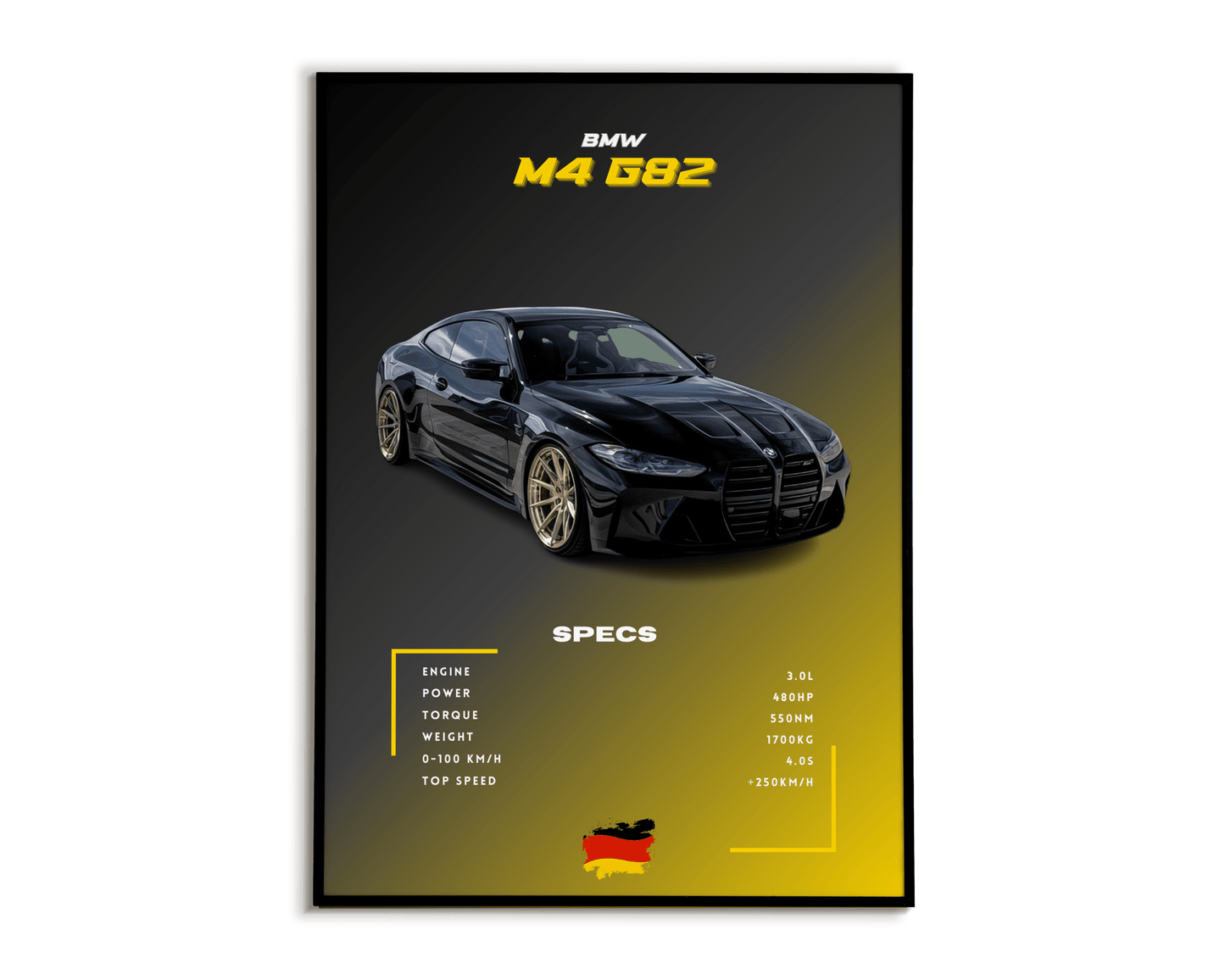 Plakat Bmw M4 G82