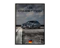 Plakat Bmw M3 Competition