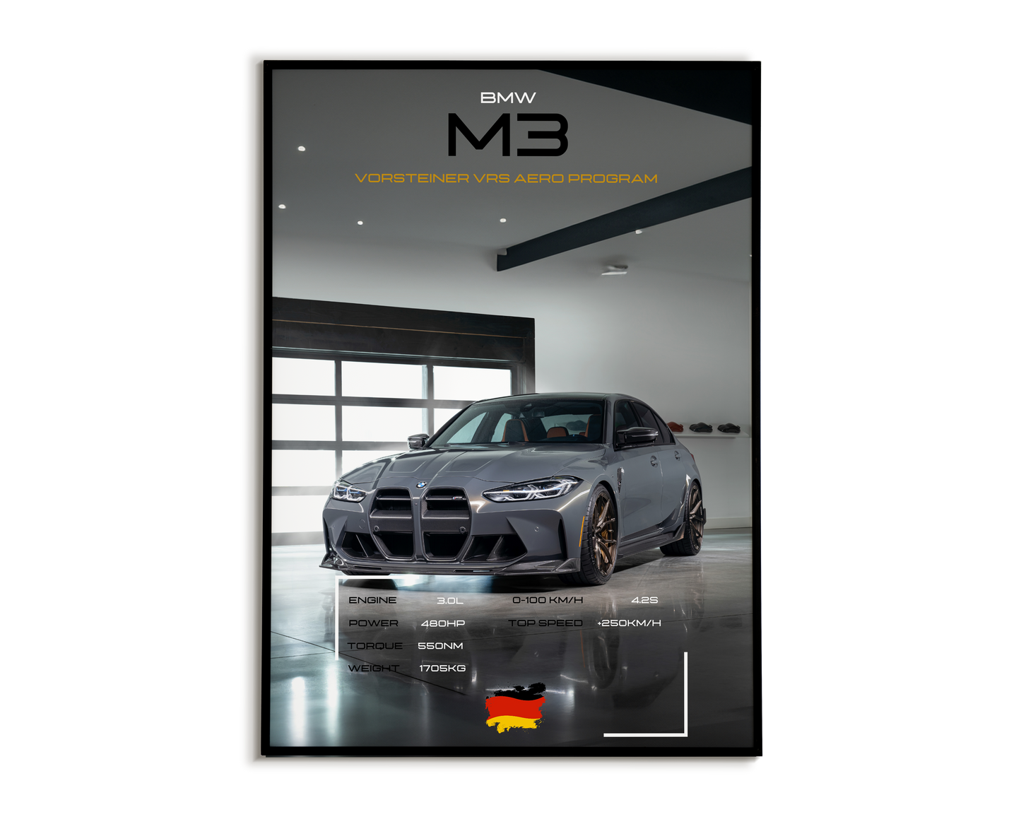 Plakat Bmw M3 Vorsteiner Vrs Aero Program