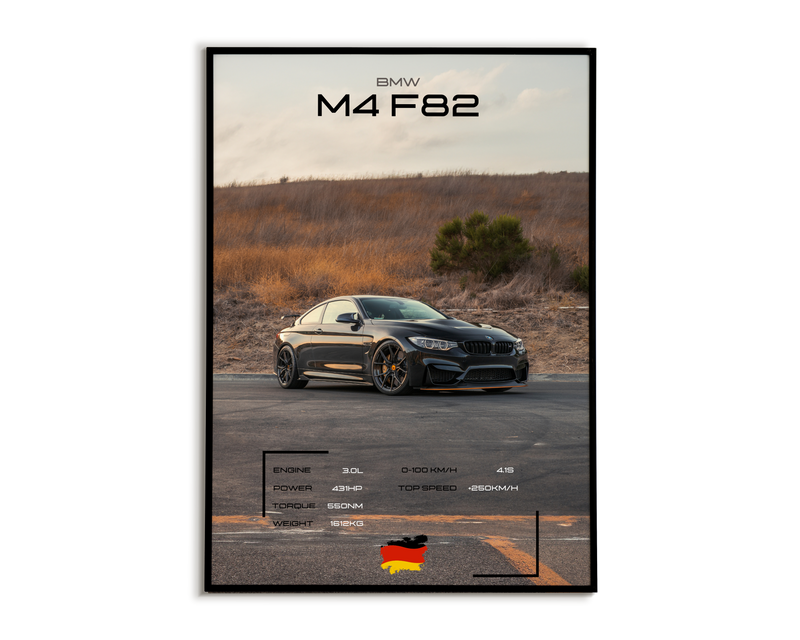 Plakat Bmw M4 F82