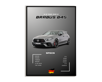 Plakat M-B A45 Brabus B45