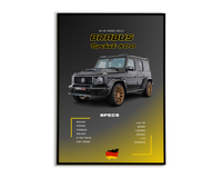 Plakat M-B AMG G63 Brabus rocket 800