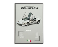Plakat Lamborghini Countach