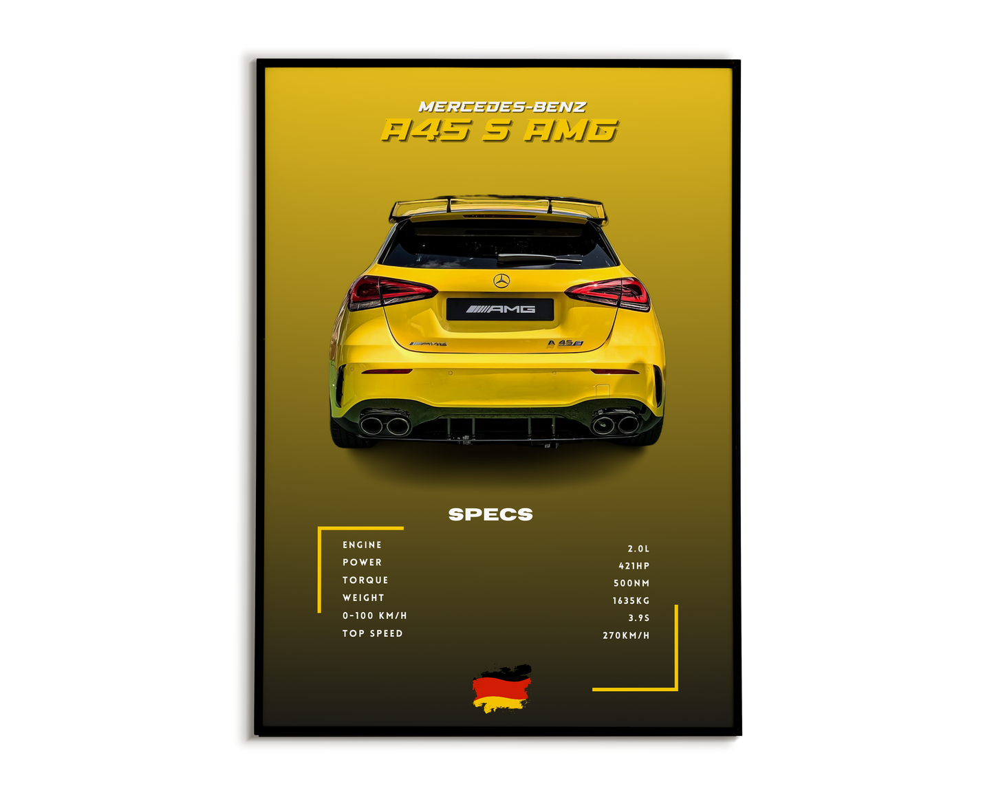 Plakat Mercedes-Benz A45 S AMG