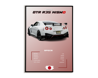 Plakat Nissan GTR R35 Nismo