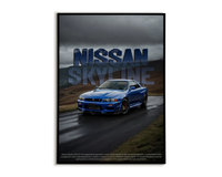 Plakat Nissan Skyline R34