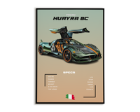 Plakat Pagani Huayra BC