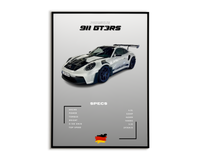 Plakat Porsche 911 GT3RS