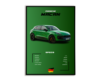 Plakat Porsche Macan