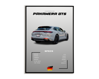 Plakat Porsche Panamera GTS