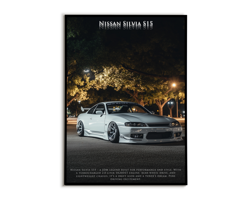 Plakat Nissan Silvia s15