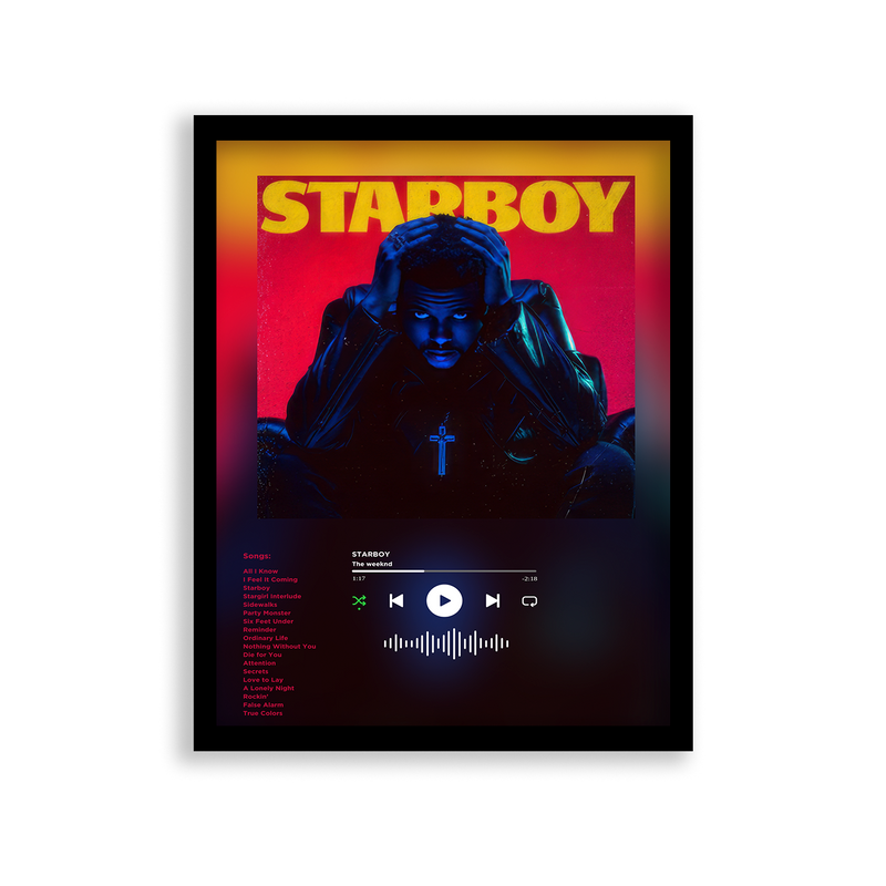 Plakat The Weeknd "Starboy"