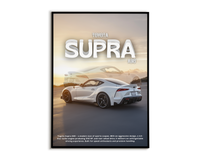 Plakat Toyota Supra A90