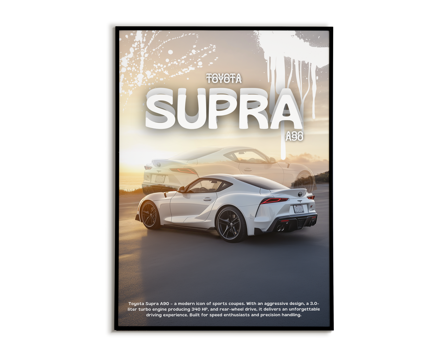 Plakat Toyota Supra A90