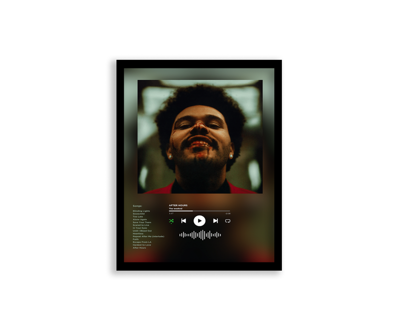 Plakat The Weeknd After Hours