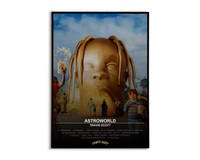 Plakat Travis Scott ASTROWORLD