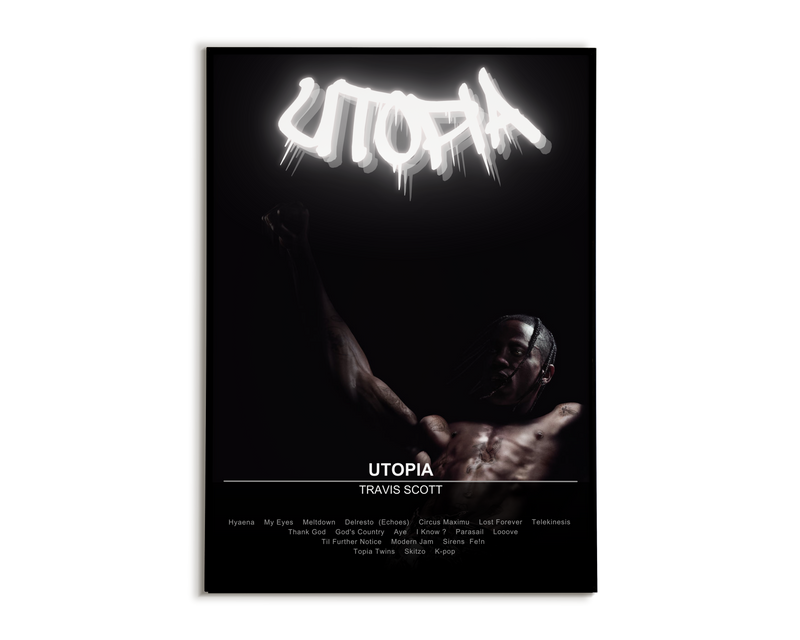 Plakat Travis Scott "UTOPIA"