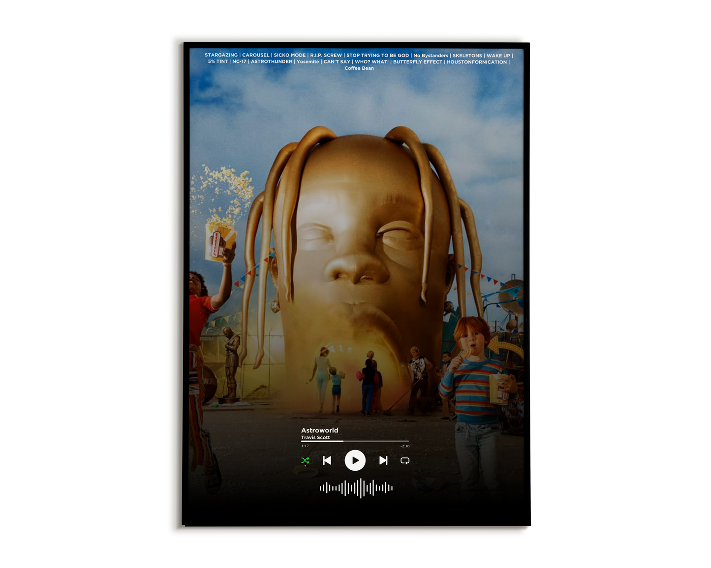 Plakat Travis Scott ASTROWORLD