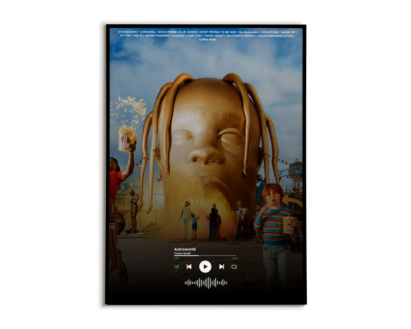 Plakat Travis Scott ASTROWORLD