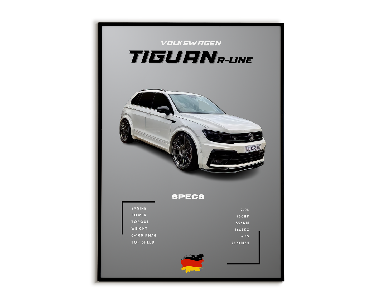 Plakat VW Tiguan R-line