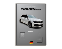 Plakat VW Tiguan R-line