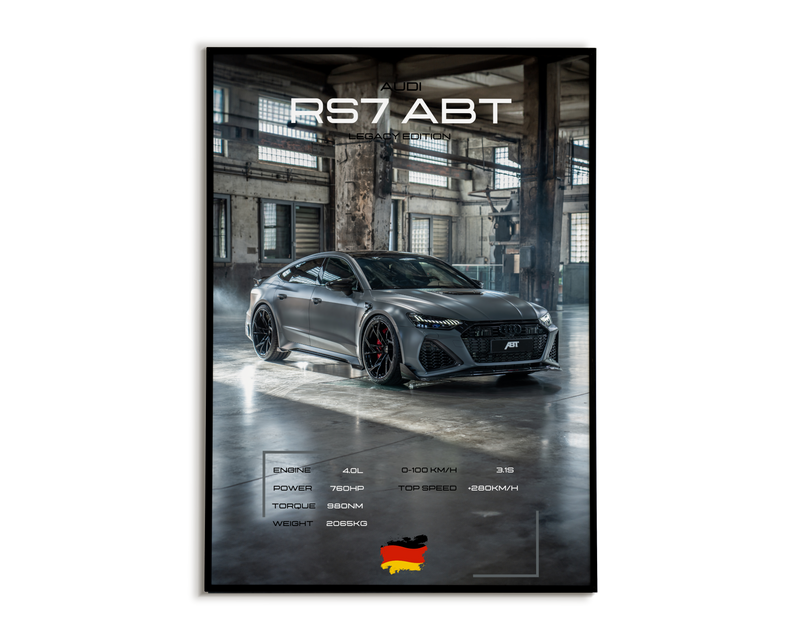 Plakat Audi Rs7 ABT