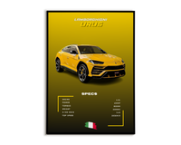 Plakat Lamborghini Urus