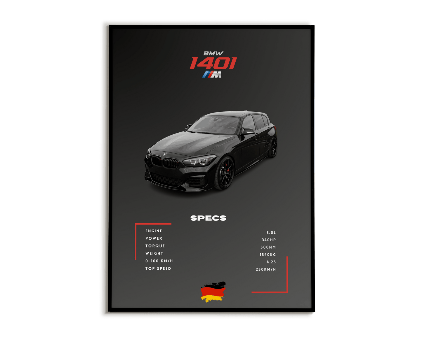Plakat Bmw M140i