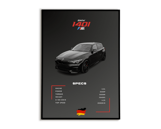 Plakat Bmw M140i