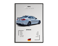 Plakat Bmw M3 F80