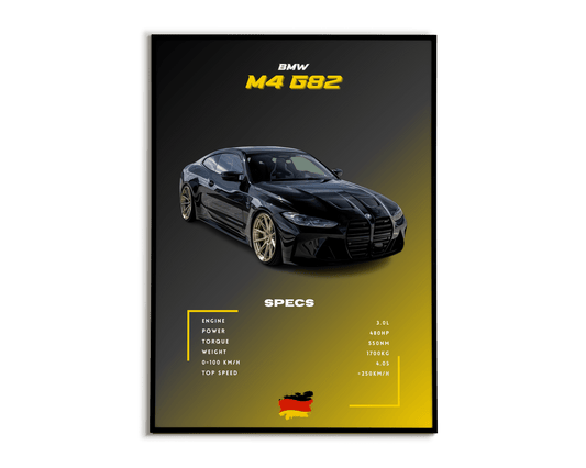 Plakat Bmw M4 G82