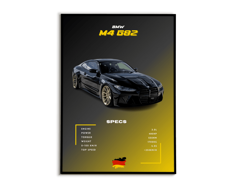 Plakat Bmw M4 G82