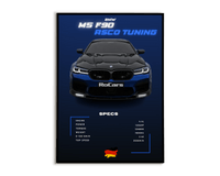 Plakat BMW M5 F90 ASCO TUNING