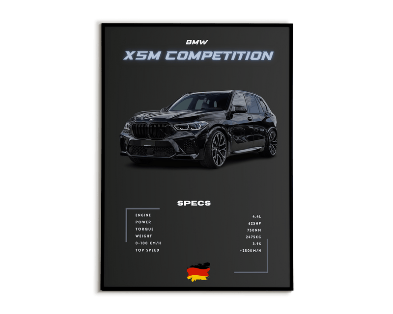 Plakat Bmw X5M