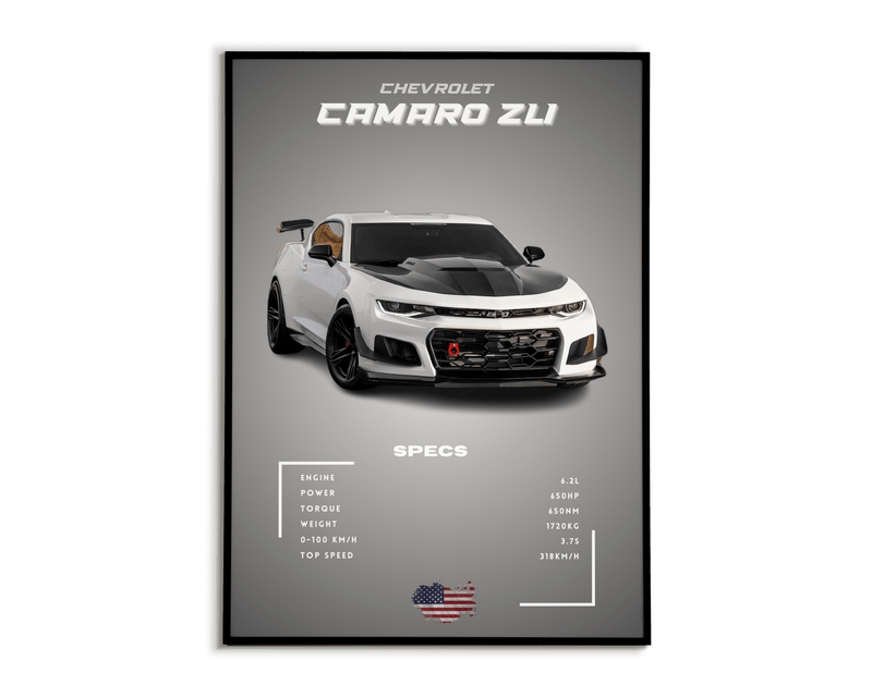 Plakat Chevrolet Camaro Zl1