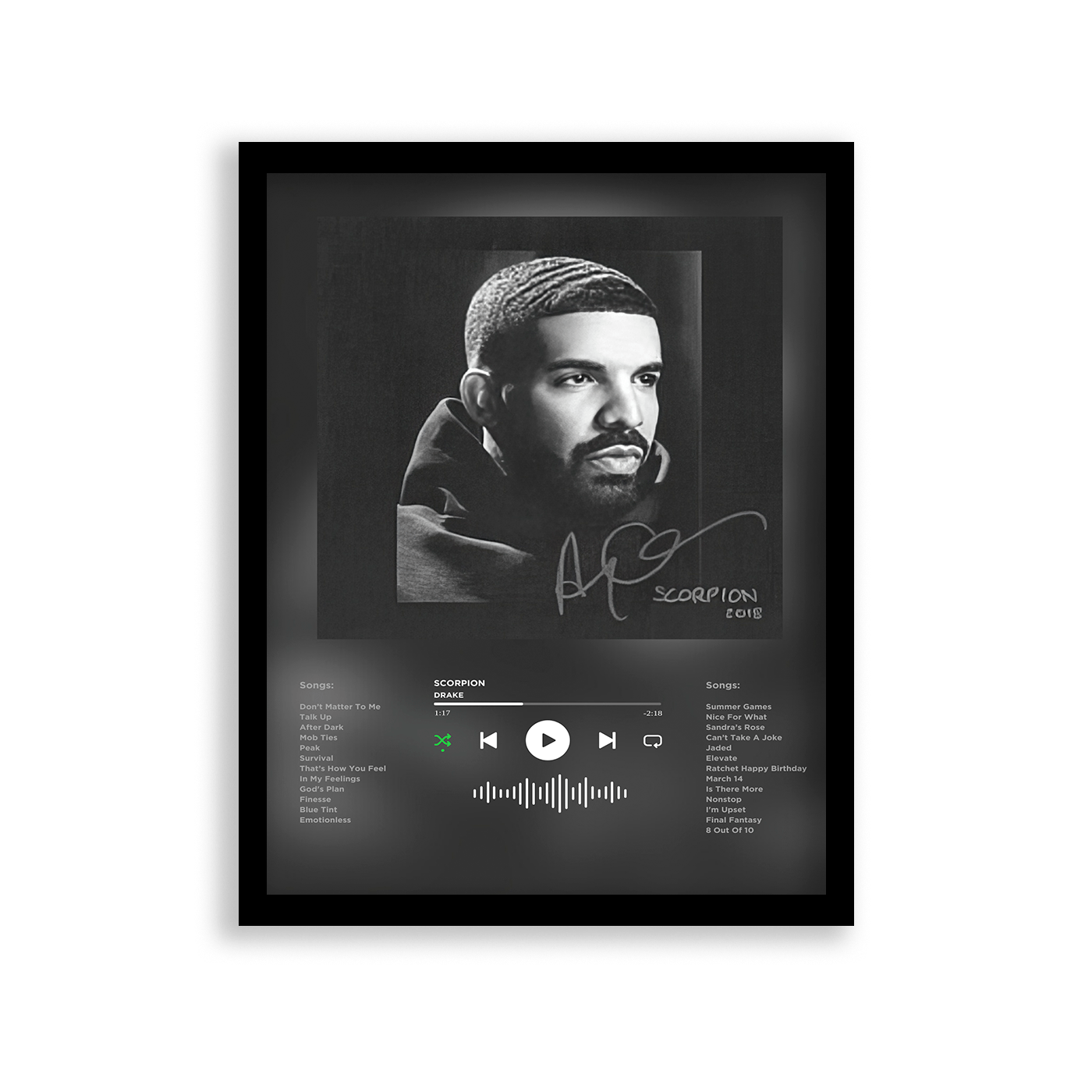 Plakat Drake "Scorpion" - Plakartify
