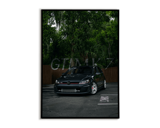 Plakat Golf 7 GTI - Plakartify